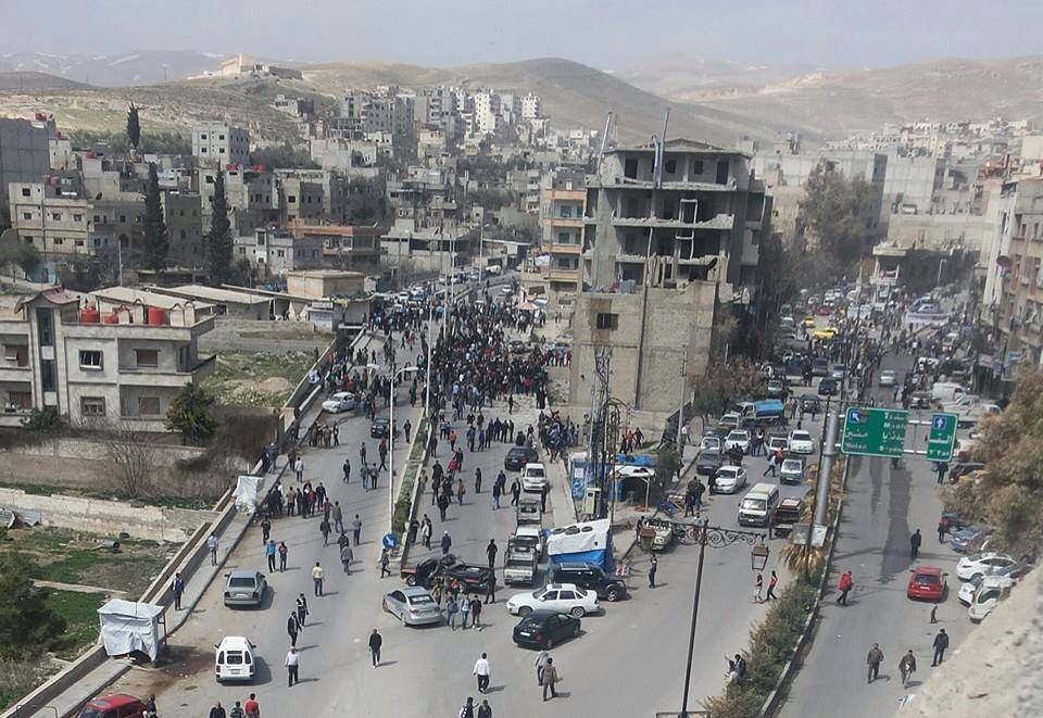 ريف دمشق عملية تبادل أسرى في مدينة التل جريدة زيتون